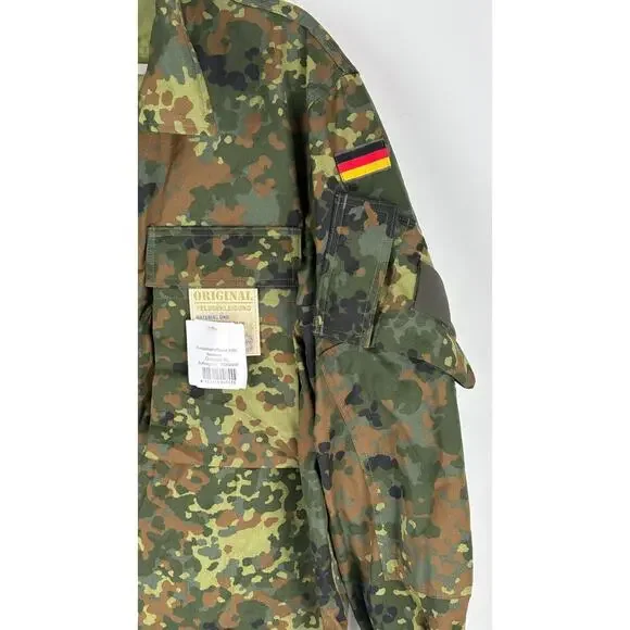 Leo Kohler Mens KSK Combat German Army Field Jacket Button Camo Size XL NWT